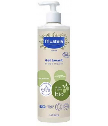 Mustela Gel Lavant Doux Bio 400 ml