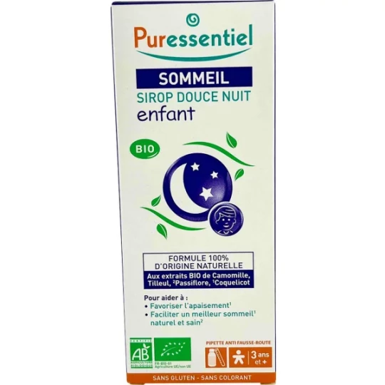 Puressentiel Sommeil Sirop Douce Nuit Enfant Bio 125 ml