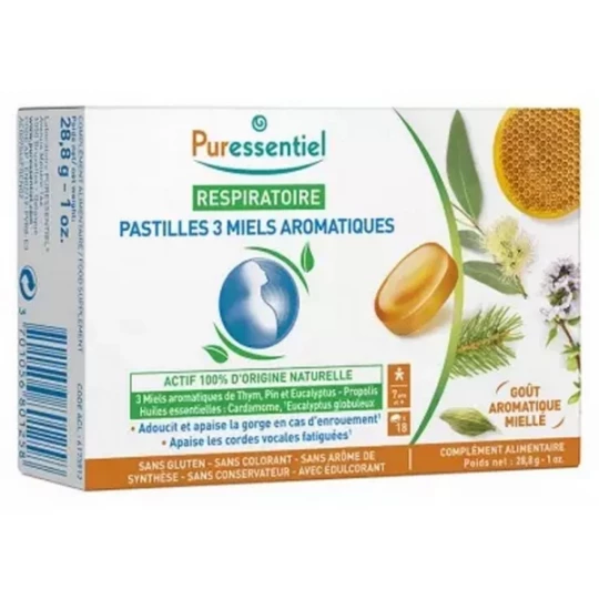Puressentiel Respiratoire Pastilles x 18