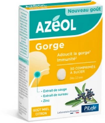PiLeJe Azéol Comprimés à Sucer x 30