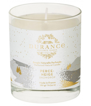 Durance Bougie Parfumée Perce Neige 180 g