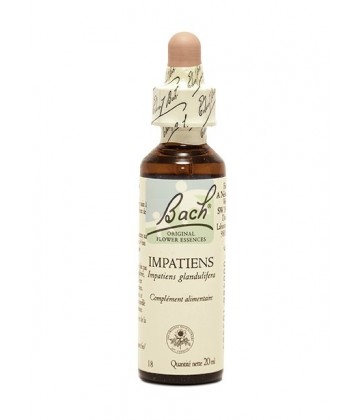 Fleurs de Bach Impatiens Gouttes 20 ml