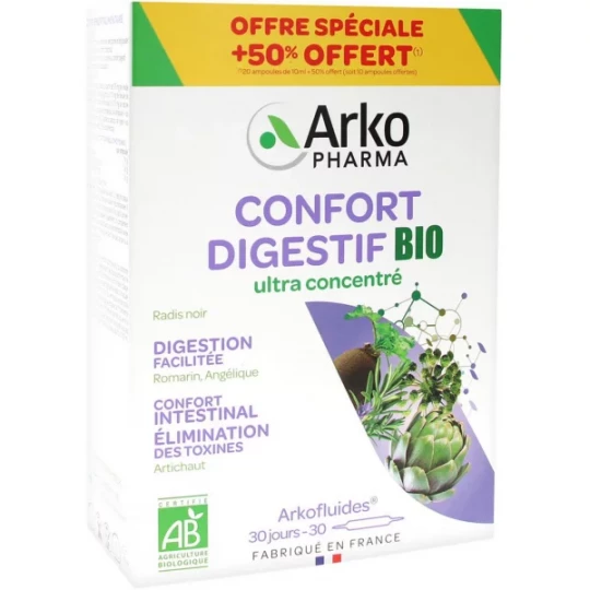 Arkopharma Arkofluides Confort Digestif Bio x 20