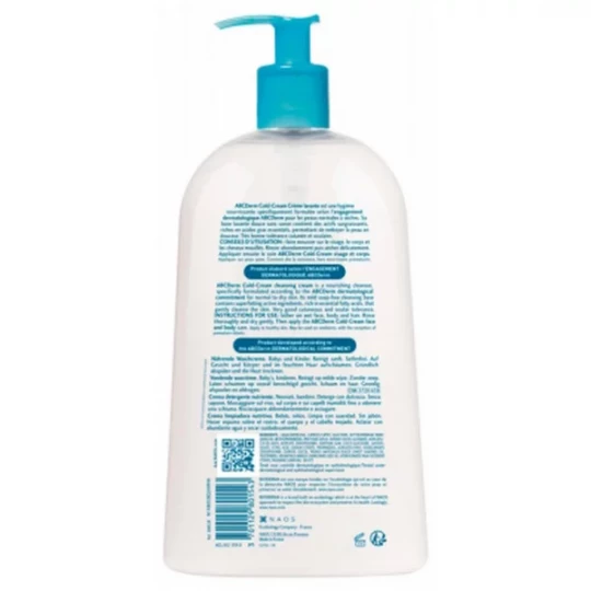 Bioderma ABCDerm Cold-Cream Crème Lavante 1 L - image 5