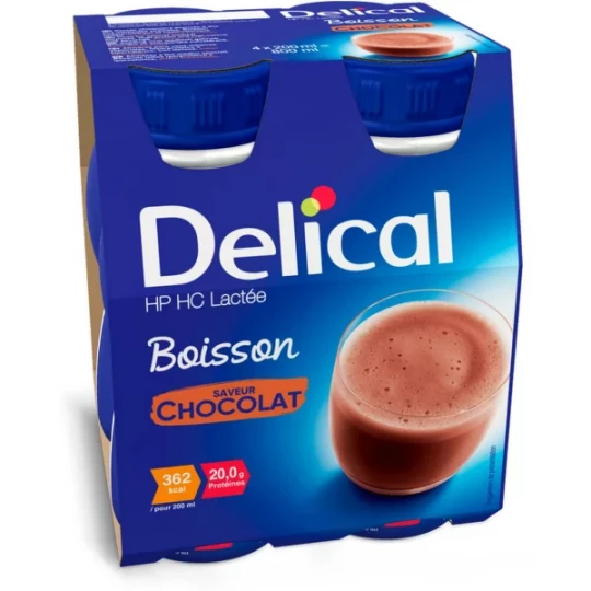 Delical Boisson HP/HC Lactée 4 x 200 ml - image 2
