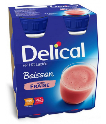 Delical Boisson HP/HC Lactée 4 x 200 ml