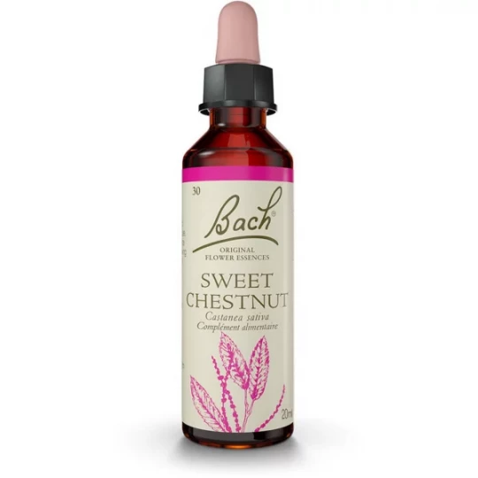 Fleurs de Bach Sweet Chestnut Gouttes 20 ml
