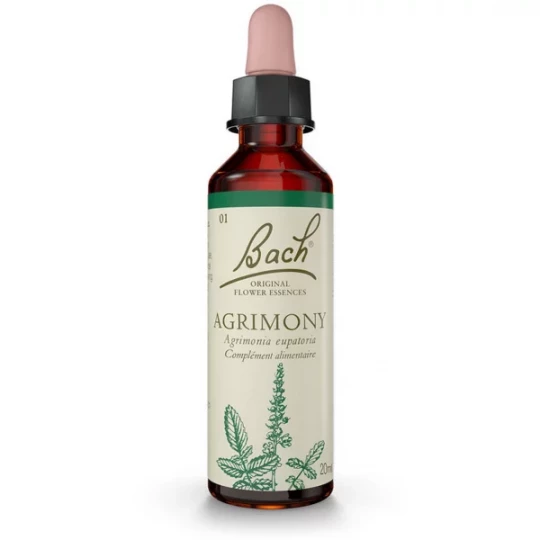 Fleurs de Bach Agrimony Gouttes 20 ml