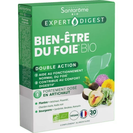 Santarome Bio Bien Être du Foie Confort Digestif x 30
