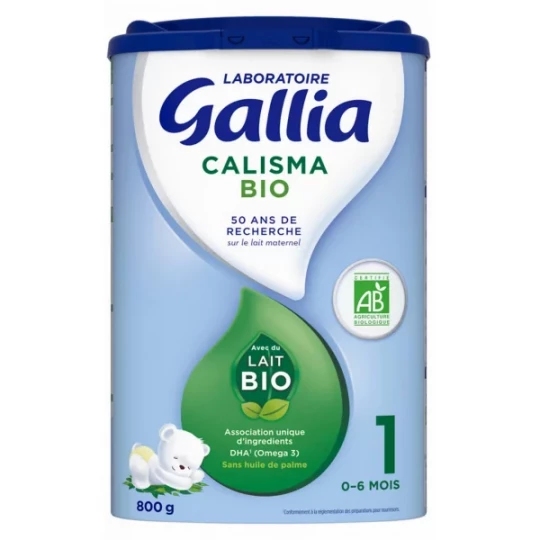 Gallia Calisma Bio 1er Âge 800 g