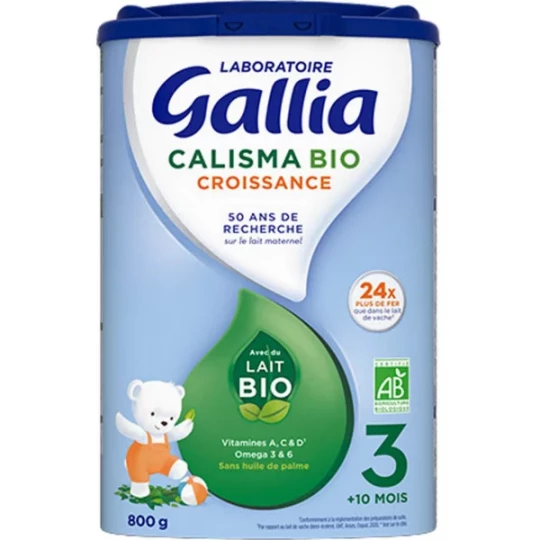 Gallia Calisma Croissance Bio 800 g