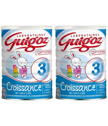 Guigoz Optipro Croissance 3 Lot 2 x 800g