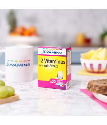 Juvamine 12 Vitamines et 9 Minéraux x 30