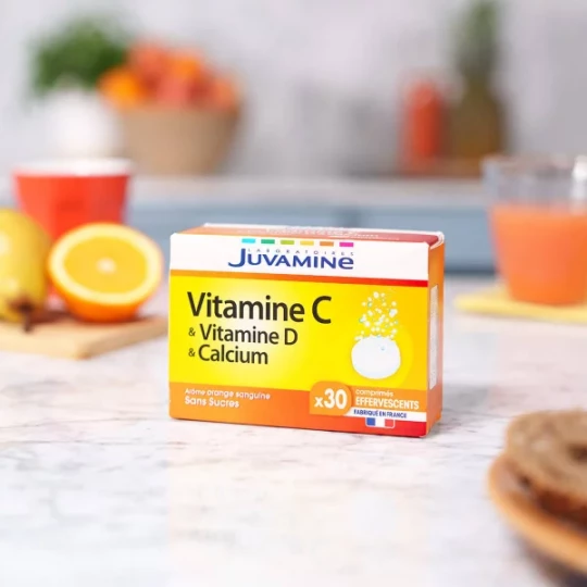 Juvamine Vitamine C, D et Calcium x 30 - image 4