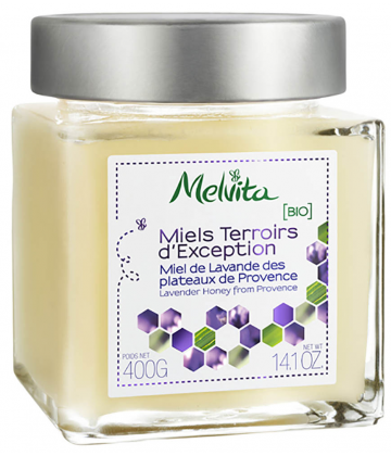 Melvita Miels Terroirs d'Exception Miel de Lavande des Plateaux de Provence 400 g