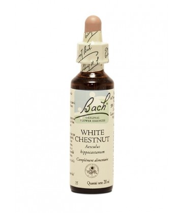 Fleurs de Bach White Chestnut Gouttes 20 ml