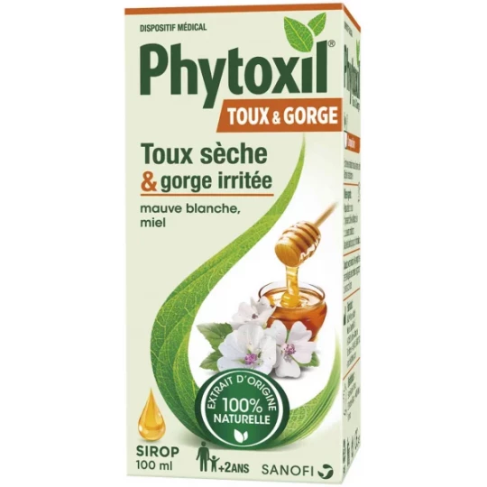 Phytoxil Toux et Gorge 2 en 1 100 ml
