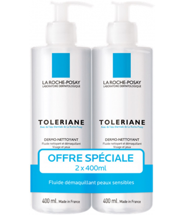 La Roche-Posay Toleriane Dermo-Nettoyant 2 x 400 ml