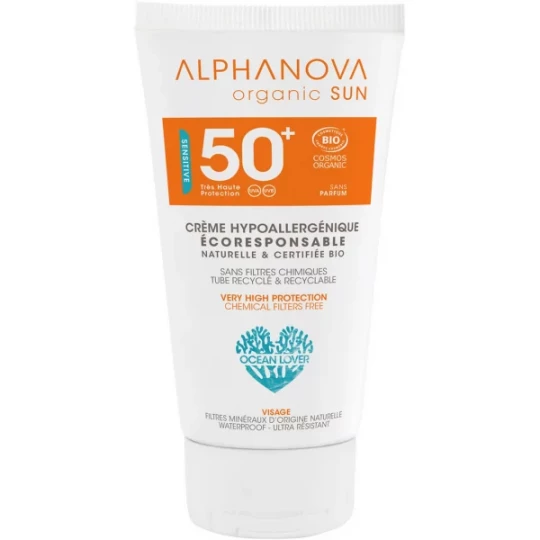 Alphanova Sun Crème Solaire Visage Bio SPF50