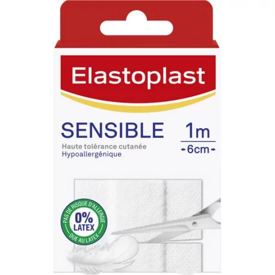 Elastoplast Sensitive Pansements Bandes 10 cm x 6 cm x 10