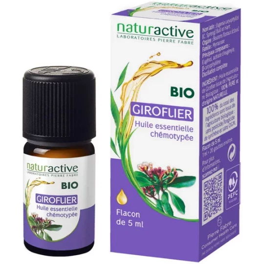 Naturactive Huile Essentielle Bio Giroflier 5 ml