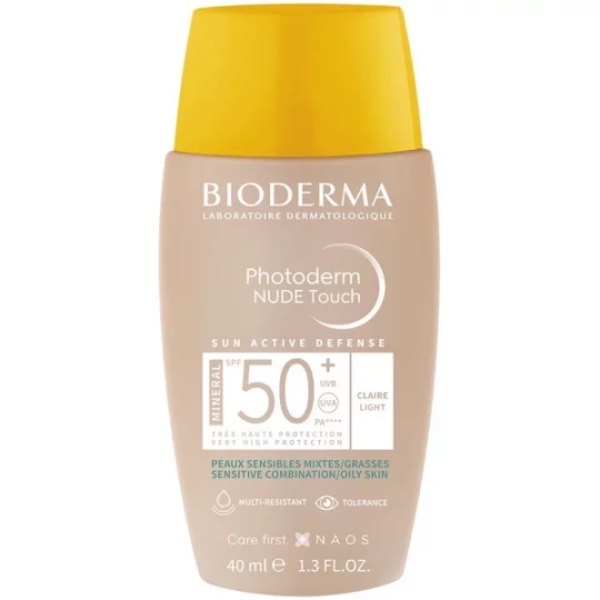 Bioderma Photoderm Nude Touch SPF50+ Clair 40 ml