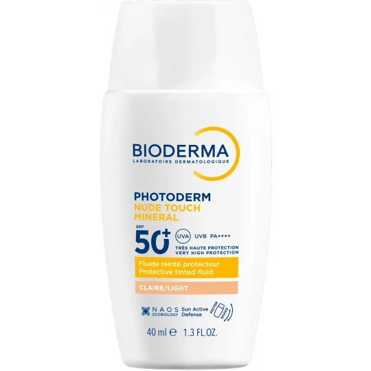 Bioderma Photoderm Nude Touch SPF50+ Clair 40 ml
