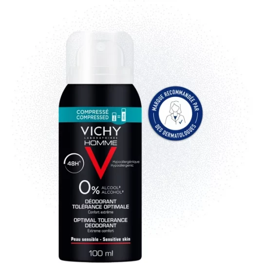 Vichy Homme Déodorant Tolérance Optimale 100 ml