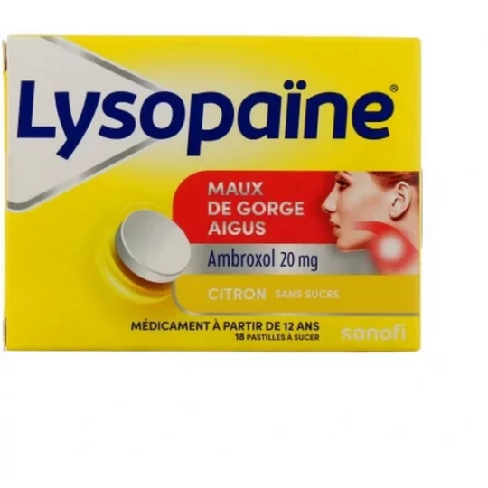 Lysopaïne Ambroxol Citron x 18 - image 2