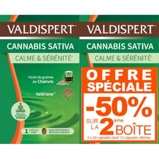 Valdispert Cannabis Sativa Calme & Sérénité