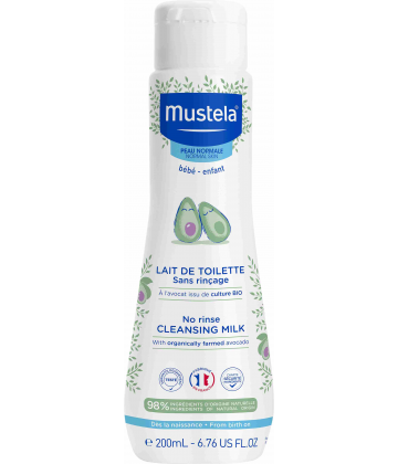 Mustela Lait de Toilette Sans Rinçage
