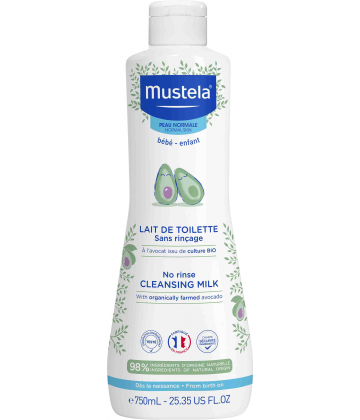 Mustela Lait de Toilette Sans Rinçage