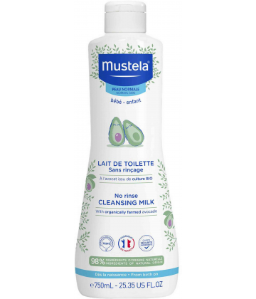 Mustela Lait de Toilette Sans Rinçage