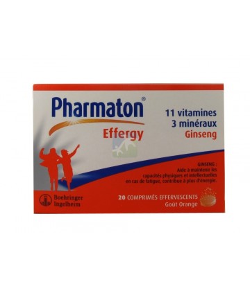 Pharmaton Effergy goût orange x 20