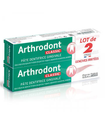 Arthrodont Classic Pâte Dentifrice Gingivale 2 x 75 ml