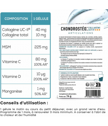 Granions Chondrostéo Articulations Collagène Activ x 30 - image 3