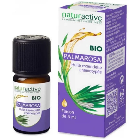 Naturactive Huile Essentielle Bio Palmarosa 5 ml
