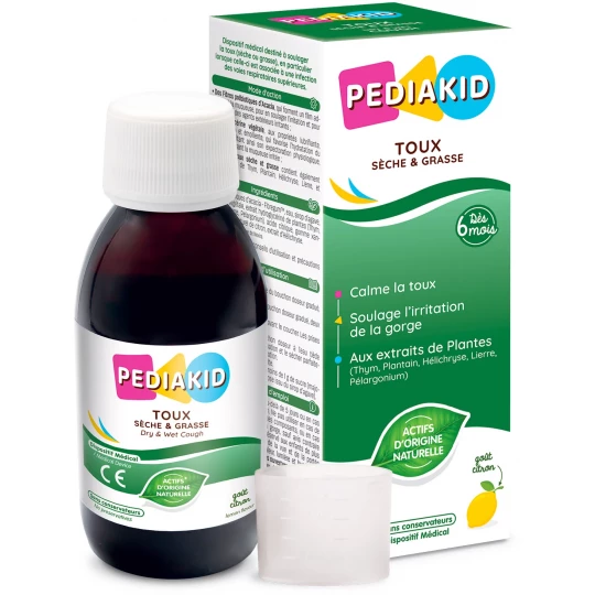 Pediakid Toux Sèche & Grasse 125 ml