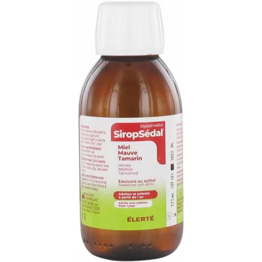 SiropSédal Sirop Toux Sèche Toux grasse 125 ml