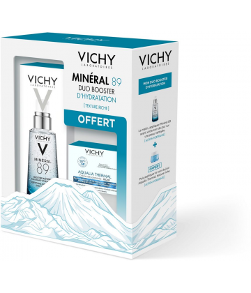 Vichy Coffret Minéral 89 50 ml + Aqualia Thermal Crème Riche 15 ml Offerte