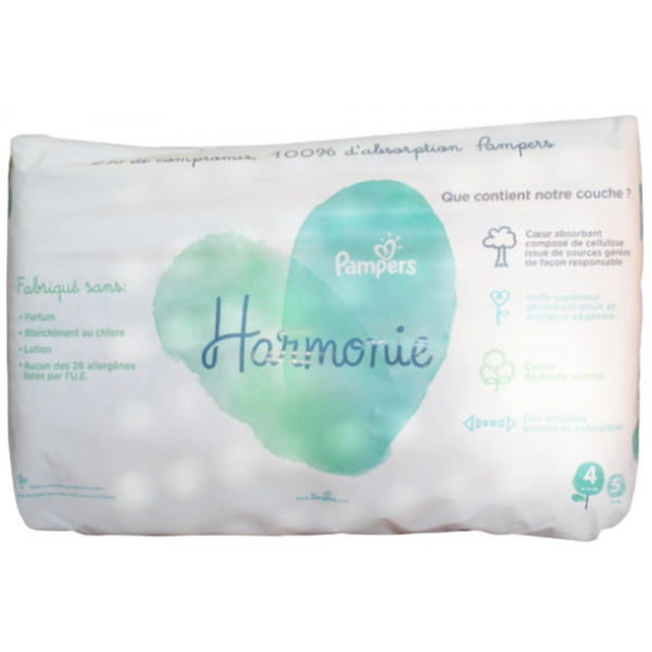 Pampers Harmonie Taille 4 x 40 Couches Bébé Et Composition