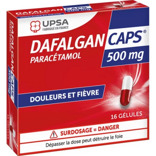 DafalganCaps 500 mg Gélules x 16
