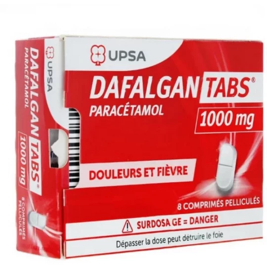 DafalganTabs 1 g Comprimés x 8