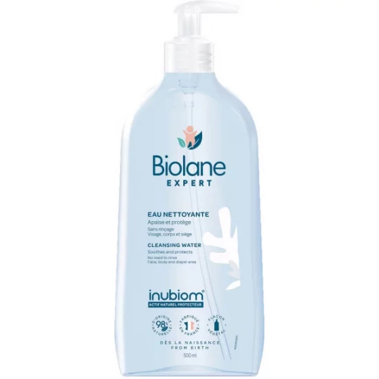 Biolane Expert Eau Nettoyante Sans Rinçage 500 ml