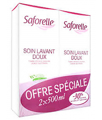Saforelle Soin lavant doux 2 x 500 ml