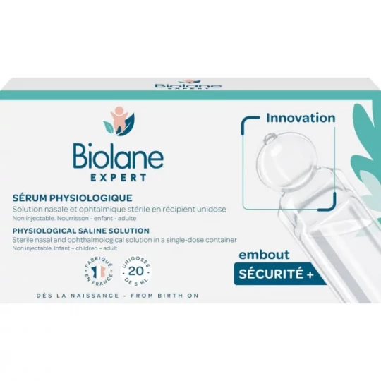 Biolane Expert Sérum Physiologique 20 x 5 ml