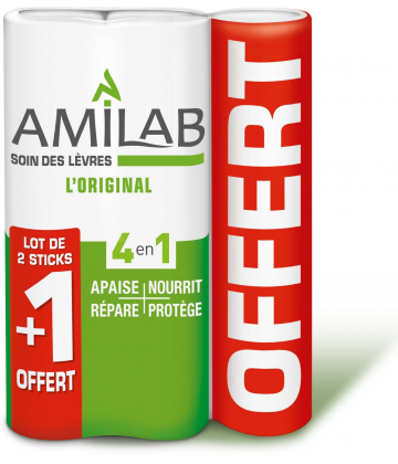 Amilab Stick Soin Trio 3 x 4,7 g