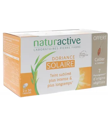 Doriance Solaire 2 x 30 + 1 Collier OFFERT