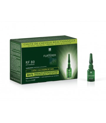 René Furterer RF 80 Chute de Cheveux Réactionnelle 12 Ampoules