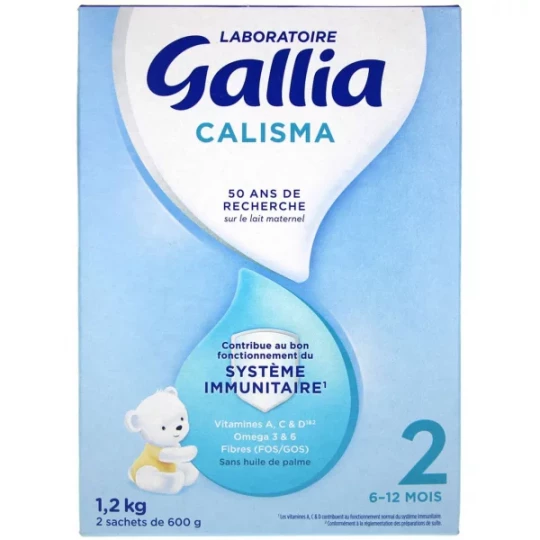Gallia Calisma 2ème Âge 2 x 600 g